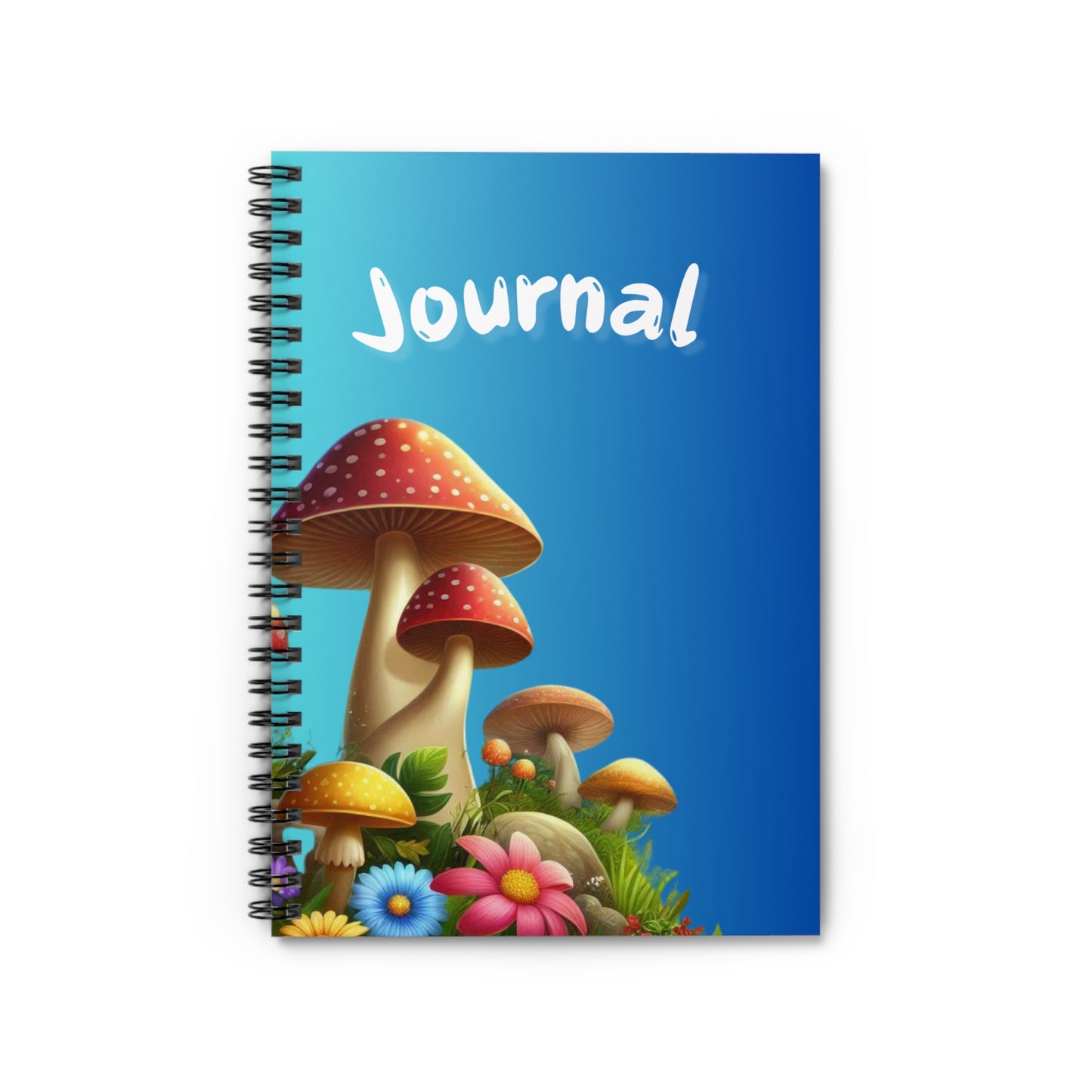 Fantasy Mushroom Spiral Notebook - Ruled Line, Journal, Diary, Writing Pad, Dream Journal, Stationery