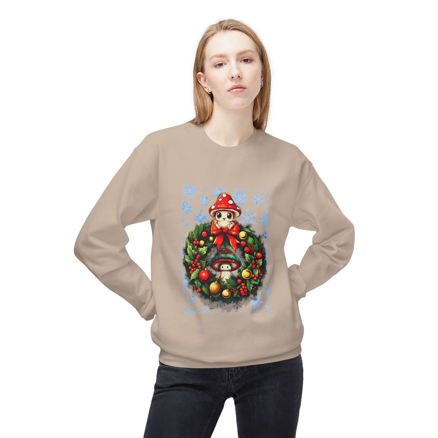 Christmas Mushrooms Sweatshirt - Unisex