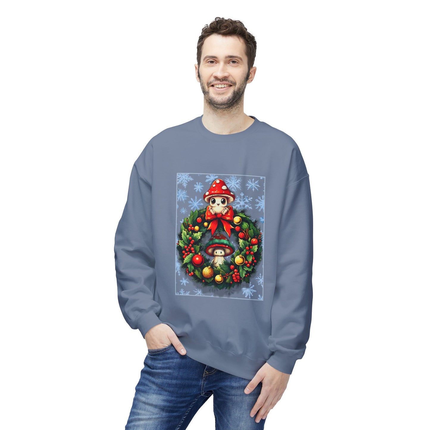 Christmas Mushrooms Sweatshirt - Unisex